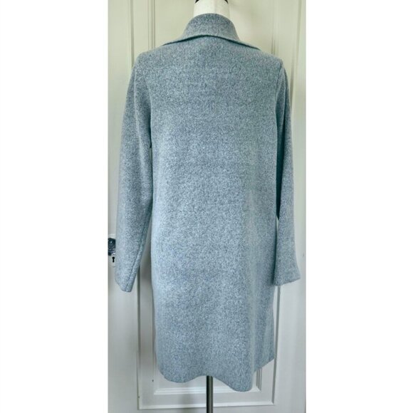 PINK CLOVER Grey Long Cardigan Coatigan Size M - Picture 9 of 14